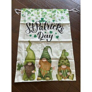 St. Patricks Day Gnome Garden Flag 37.5"x26.5"